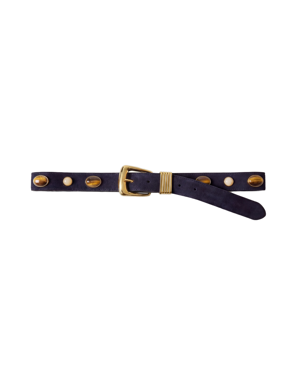 Arch Embellished Suede Belt - Image 4