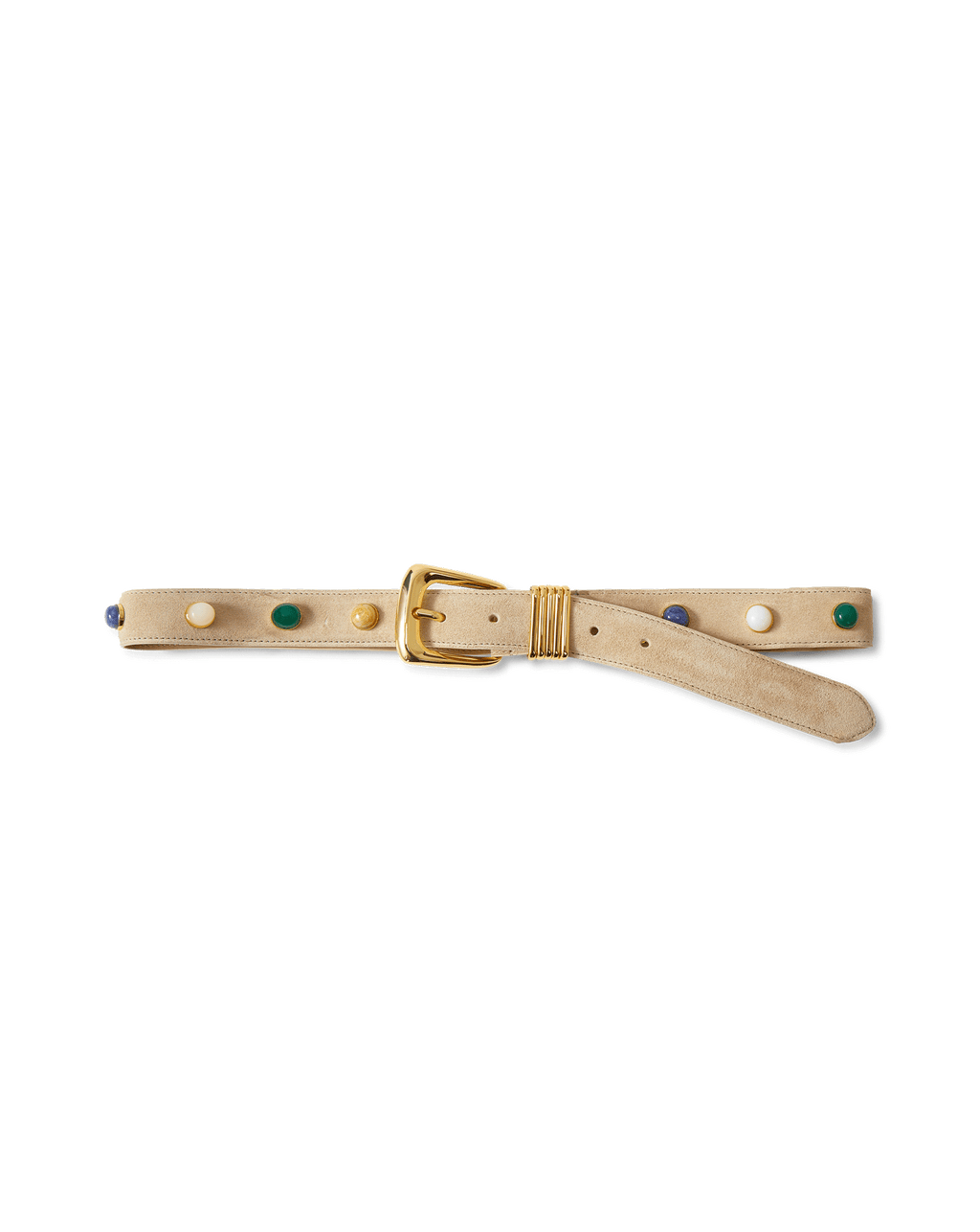 Arch Embellished Suede Belt - Image 4