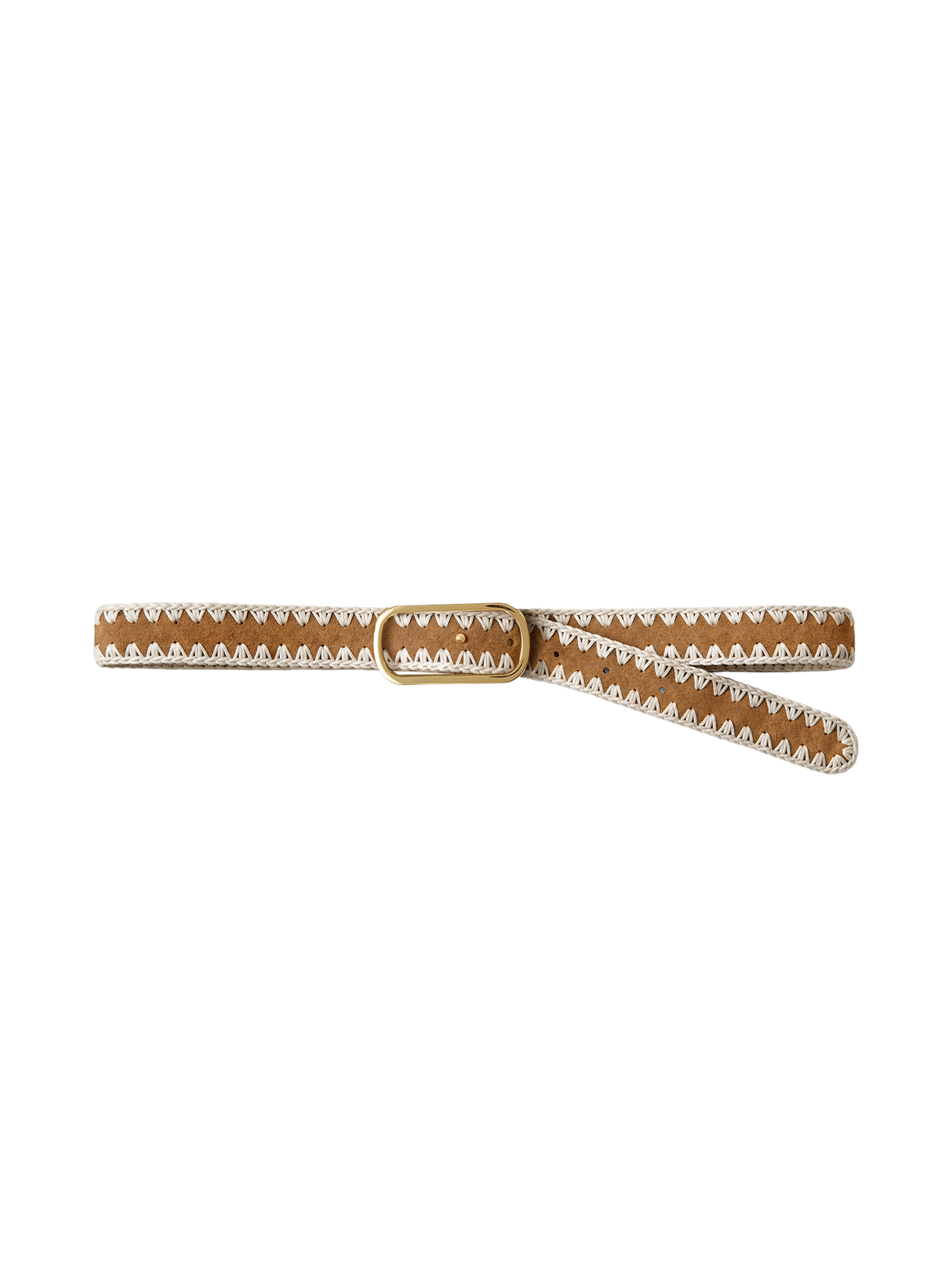 Loop Suede Whipstitch Belt - Image 5