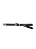 Slim Croc-Embossed Arch Belt - Image 4