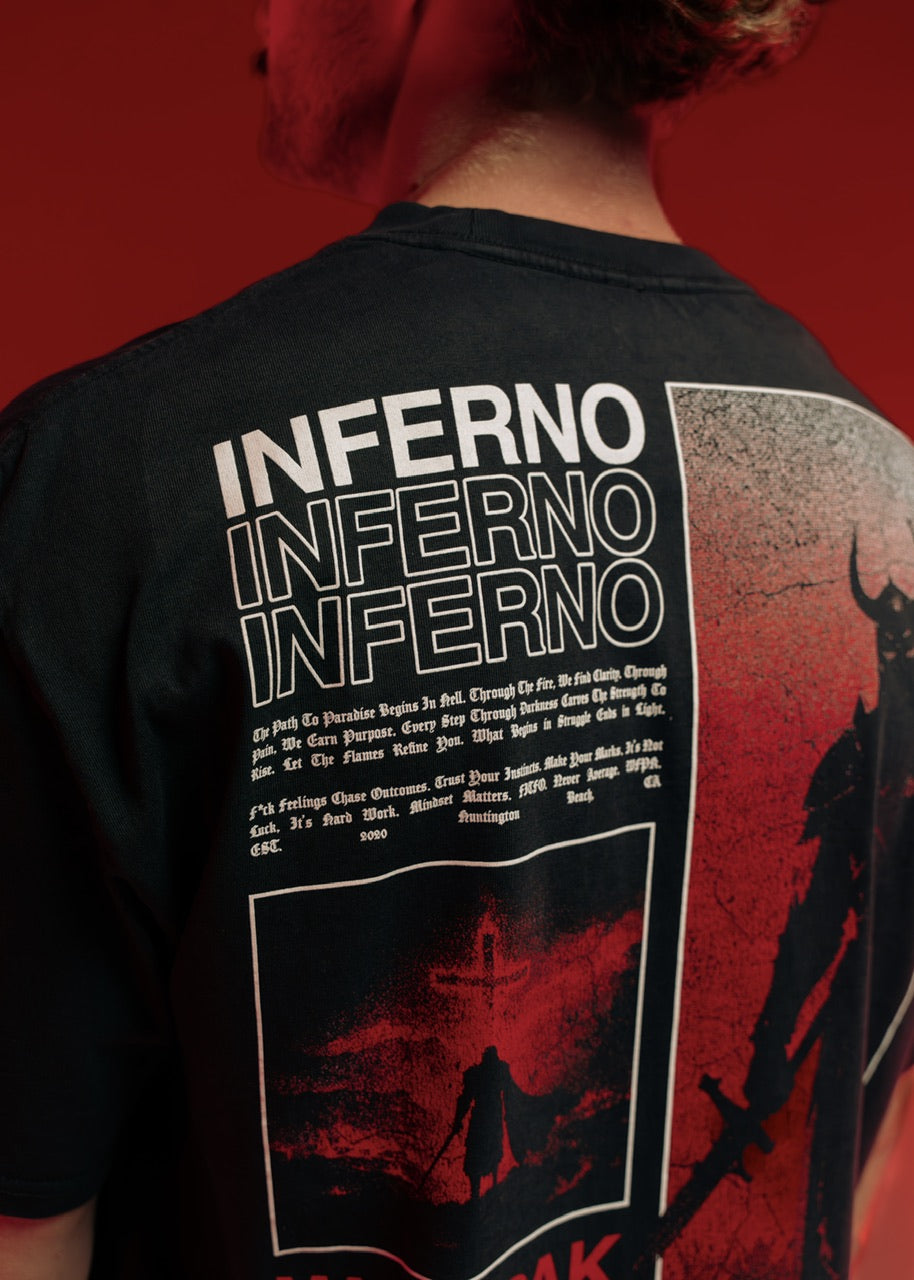 "Into The Abyss" Dante's Inferno Graphic T-Shirt - Image 11