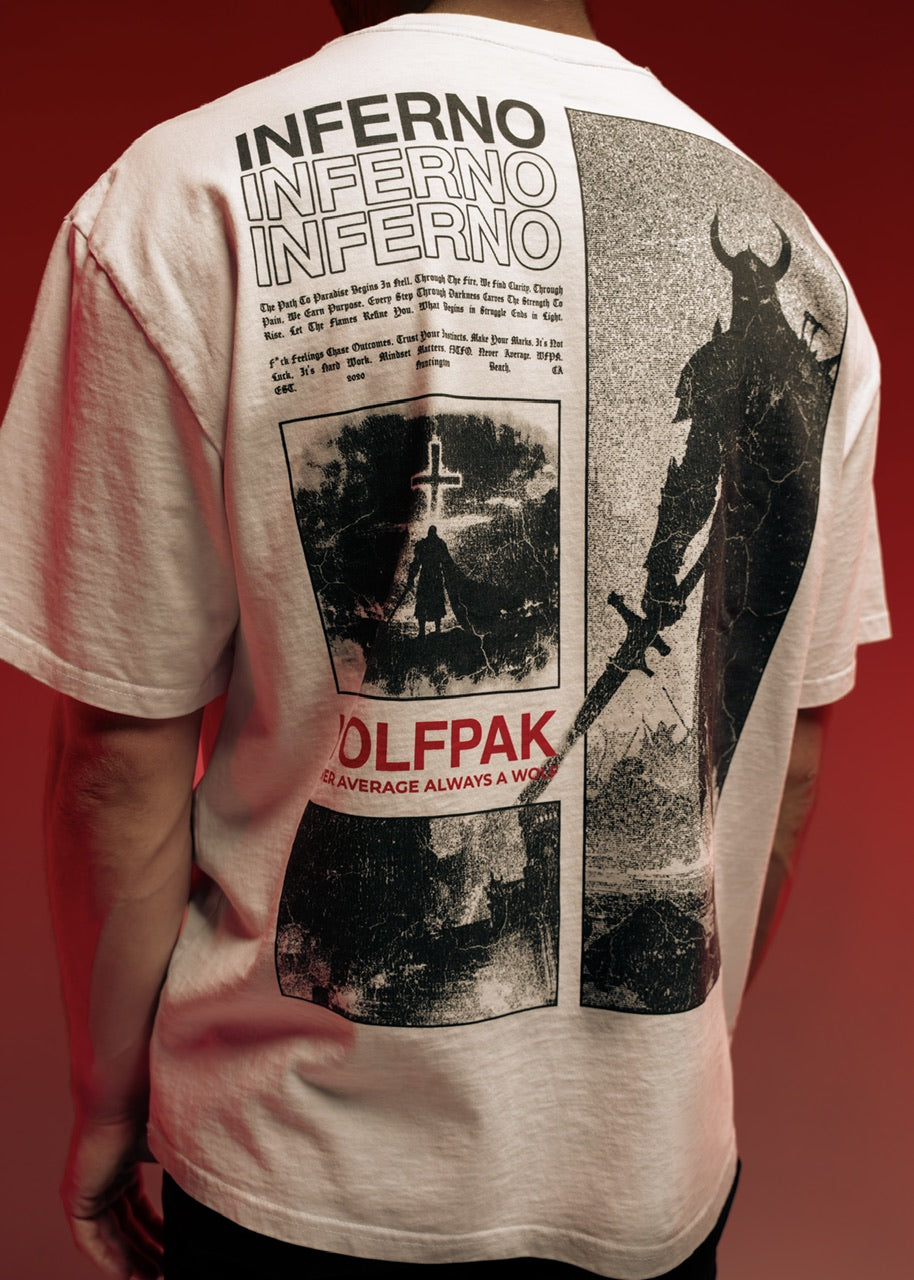 "Into The Abyss" Dante's Inferno Graphic T-Shirt - Image 13