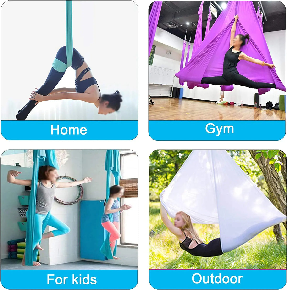 Aerial Yoga Hammock Set - Image 3