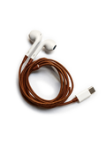 Brown Hand-Wrapped Earphones - Image 2