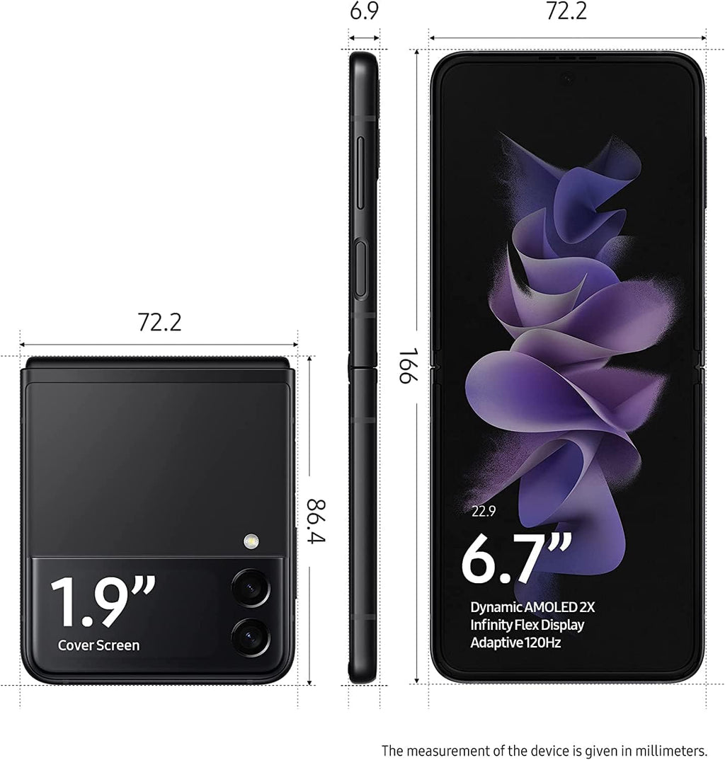 AT&T Samsung Galaxy Z Flip3 5G - 128GB - Black - SM-F711UZKBATT - Image 2