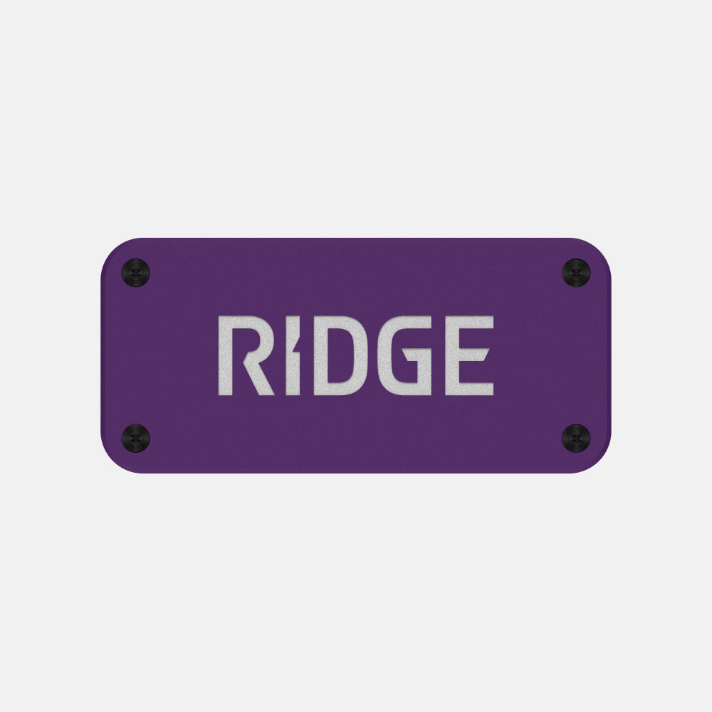 Ridge Logo Plate - Alaska Twilight