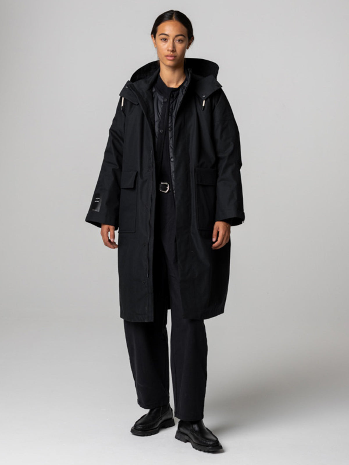 Women's Amy Powney + Finisterre Longline Waterproof Jacket - Image 4