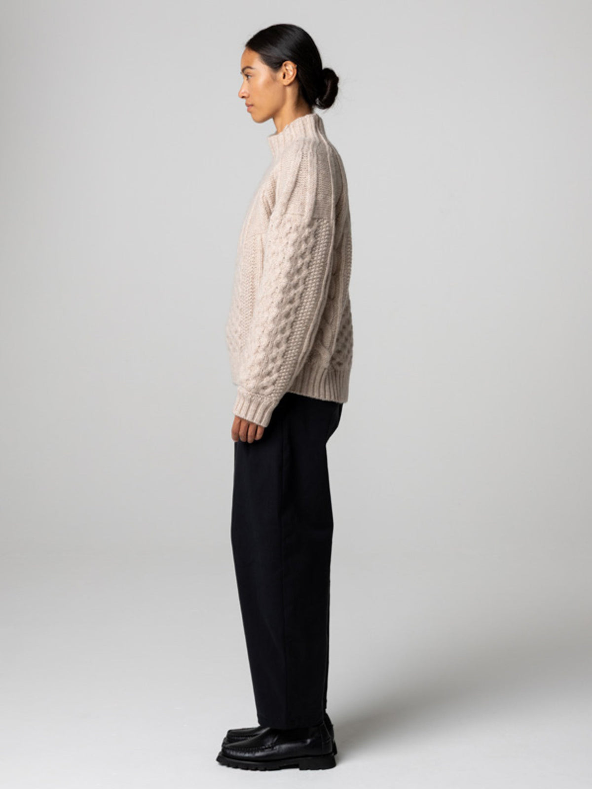Women's Amy Powney + Finisterre Aran Knit Jumper - Image 5