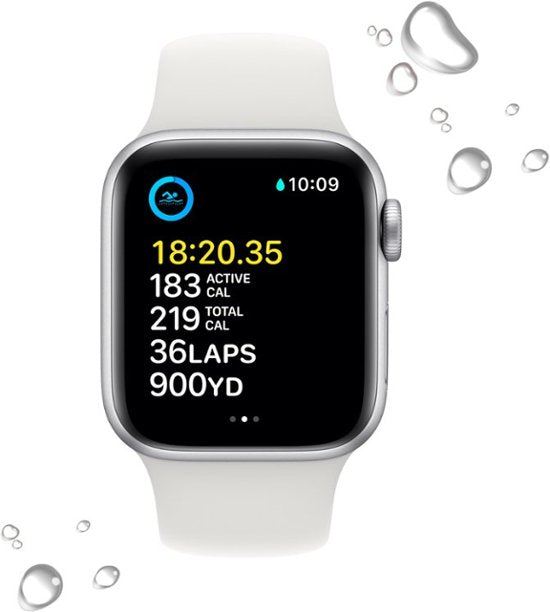 Apple Watch SE 2 44MM Silver (GPS + Cellular) - Image 3