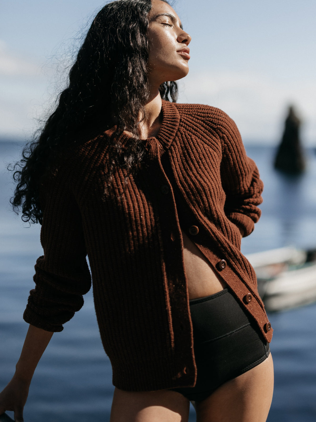 Women's Finisterre Mora Crew Neck Cardigan - Image 2
