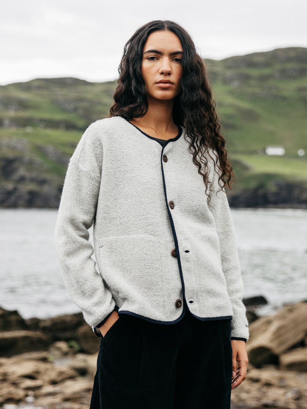 Women's Elowen Fleece Cardigan - Image 2