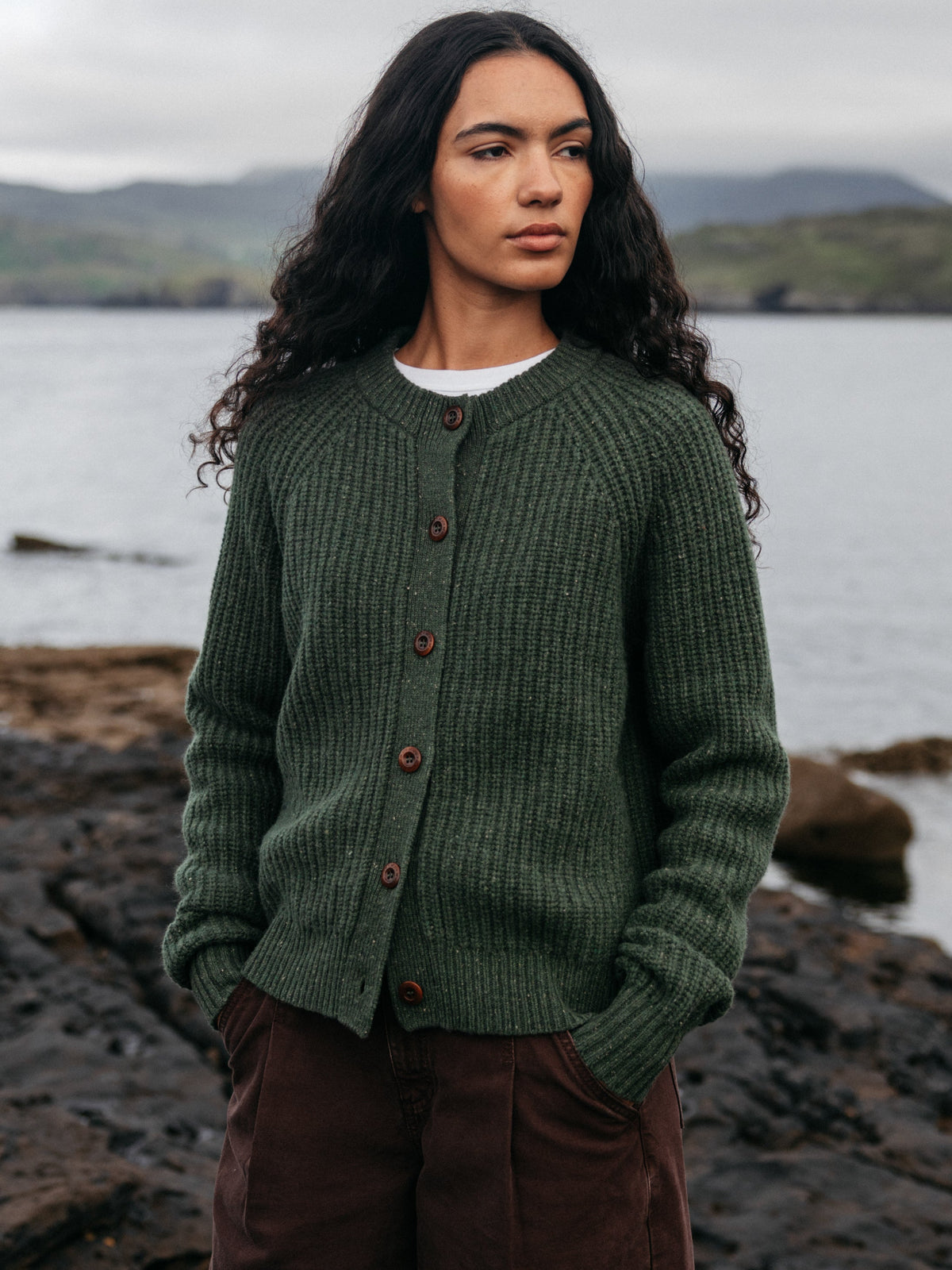 Women's Finisterre Mora Crew Neck Cardigan - Image 2
