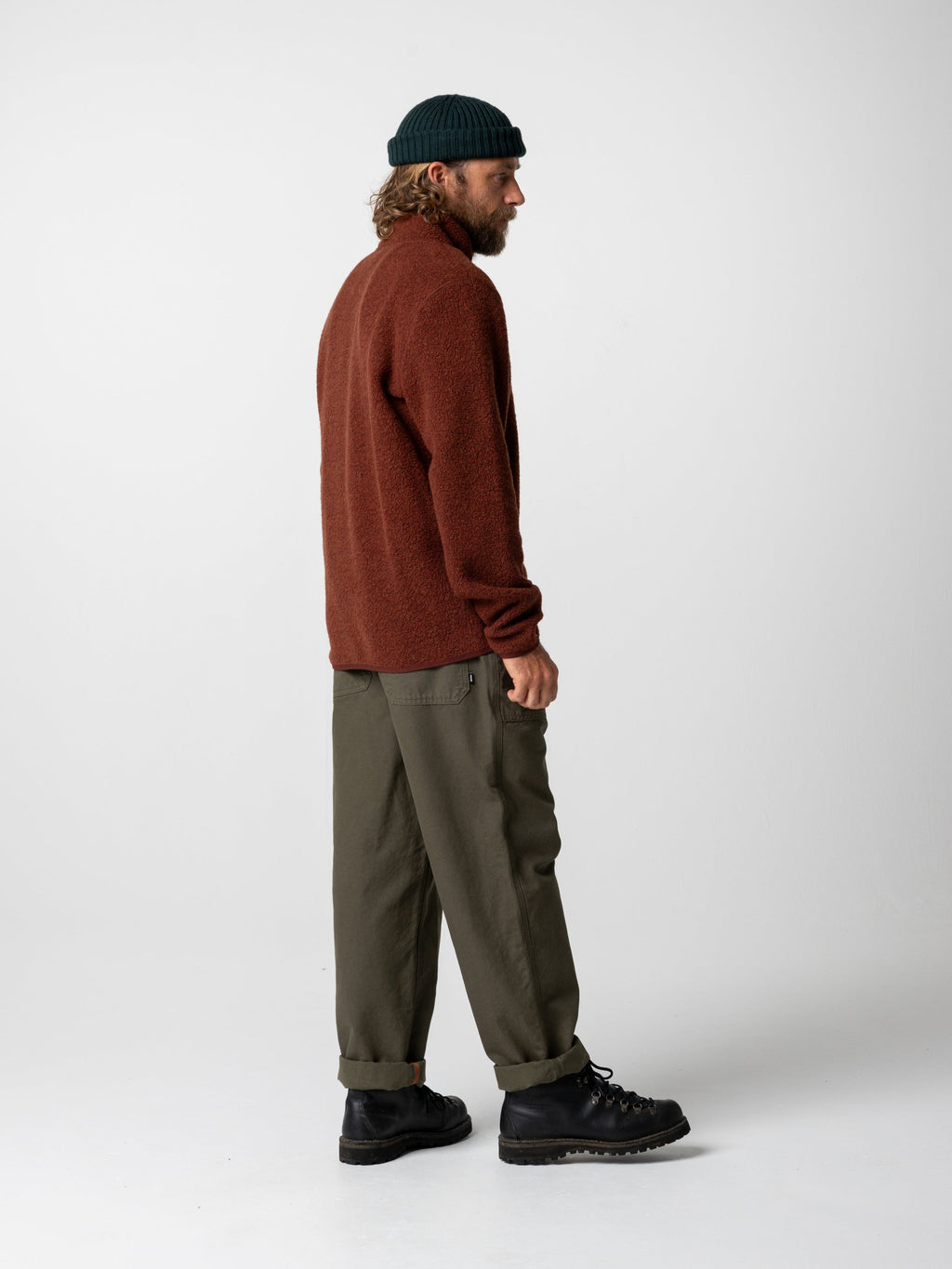 Men's Portell Wool 1/4 Zip Fleece - Image 5