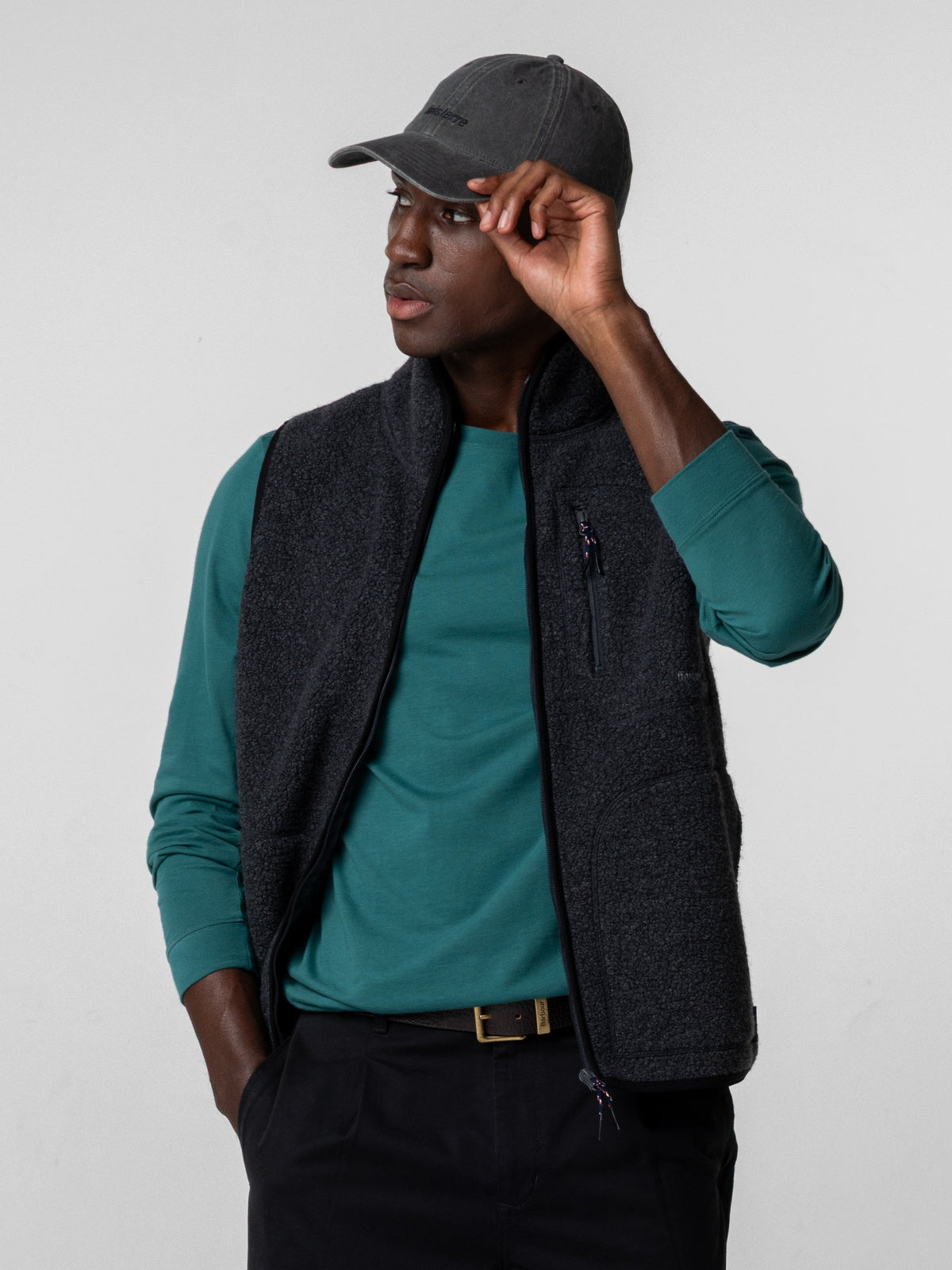 Men's Portell Wool Fleece Gilet - Image 6