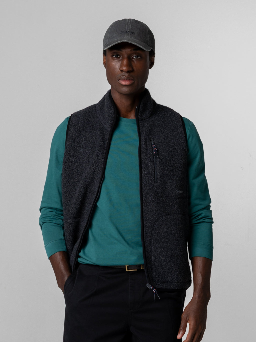 Men's Portell Wool Fleece Gilet - Image 3