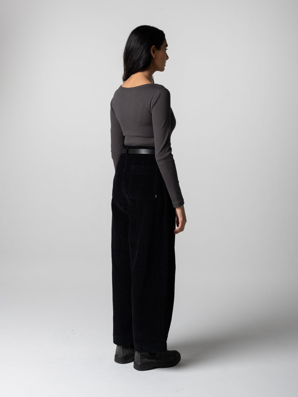 Women's Powes Ribbed Long Sleeve T-Shirt - Image 5