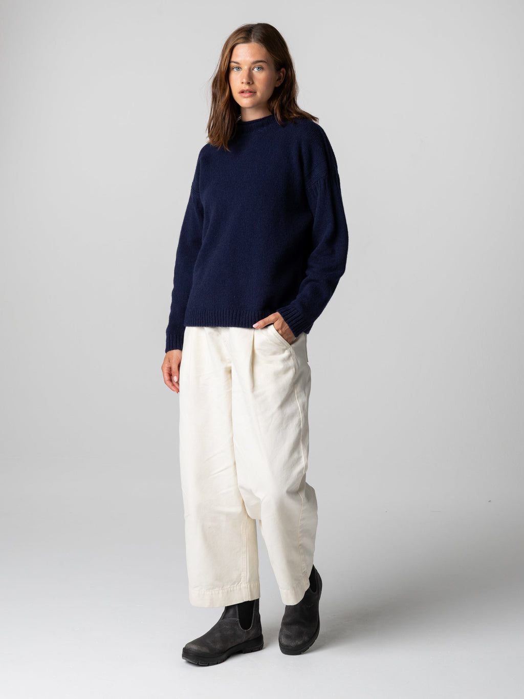 Women's Tolcarne Gansey Jumper - Image 5
