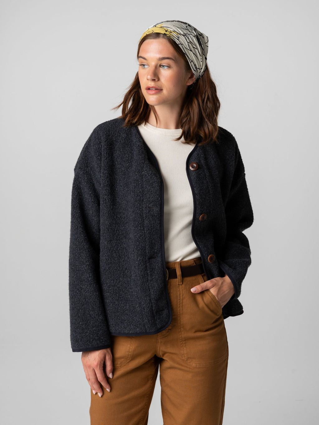 Women's Elowen Fleece Cardigan - Image 2