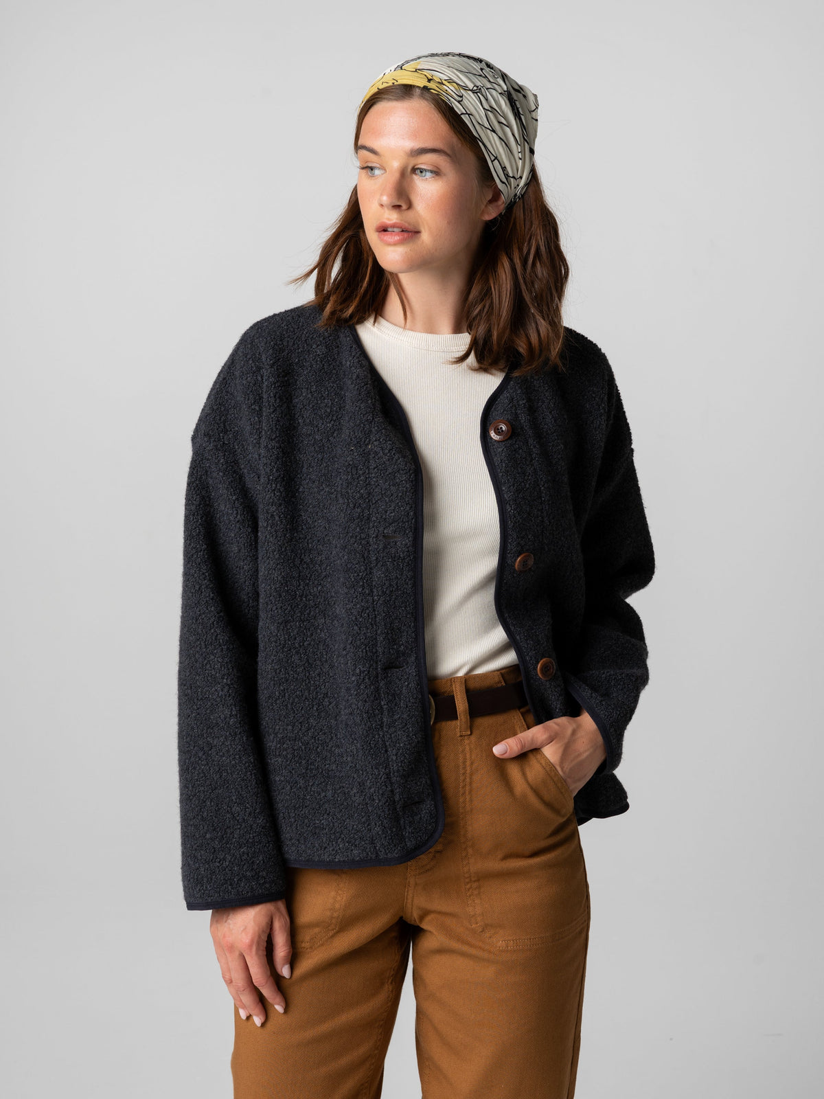 Women's Elowen Fleece Cardigan - Image 2