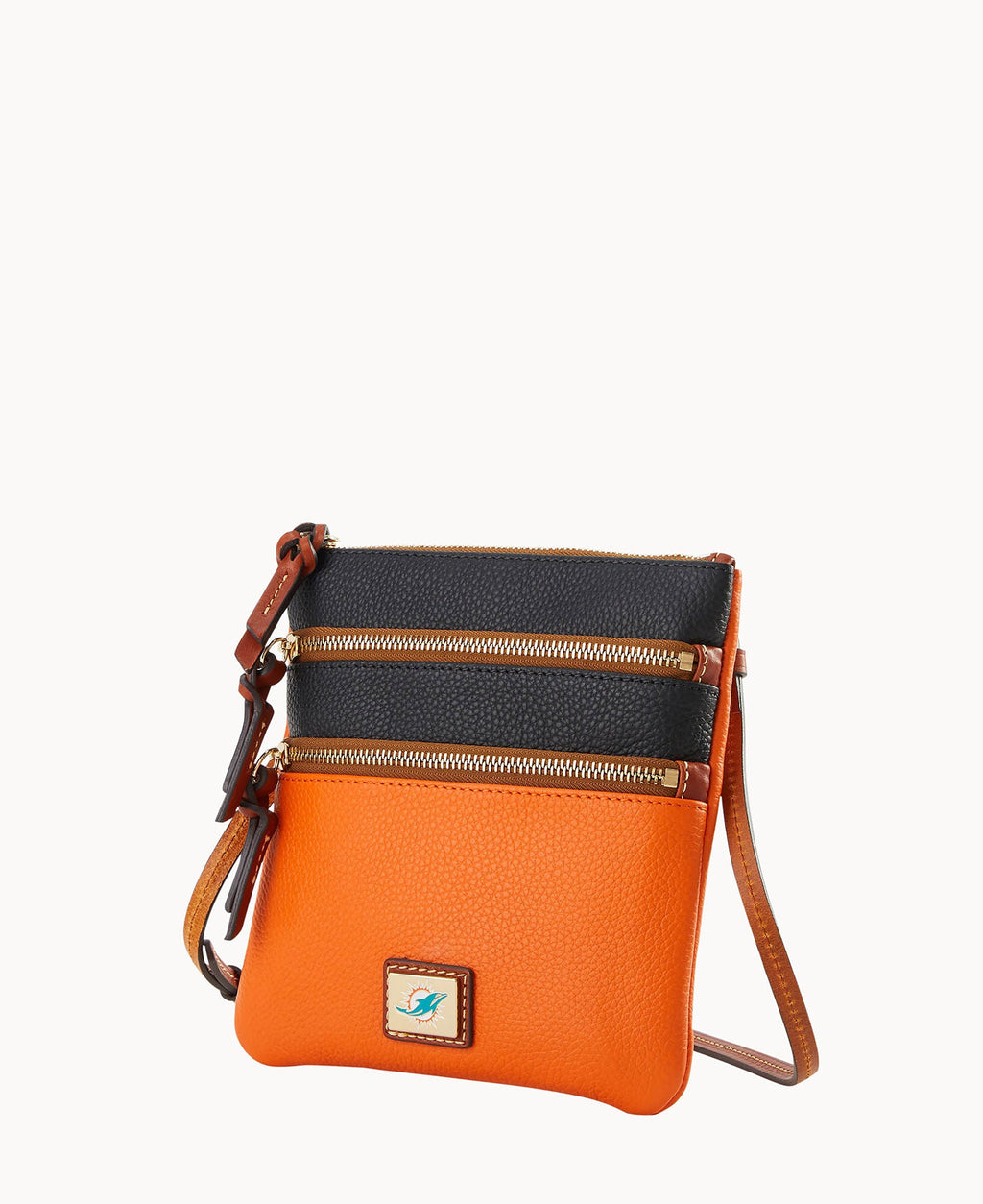 NFL Dolphins Triple Zip Crossbody - Image 2