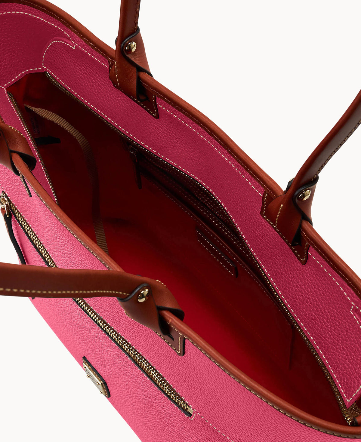 Pebble Grain Large Zip Tote - Image 23