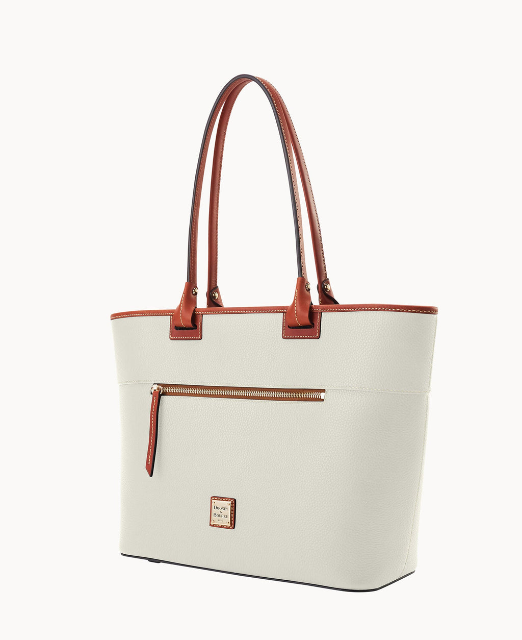 Pebble Grain Large Zip Tote - Image 46
