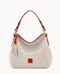 Florentine Twist Strap Hobo - Ecru
