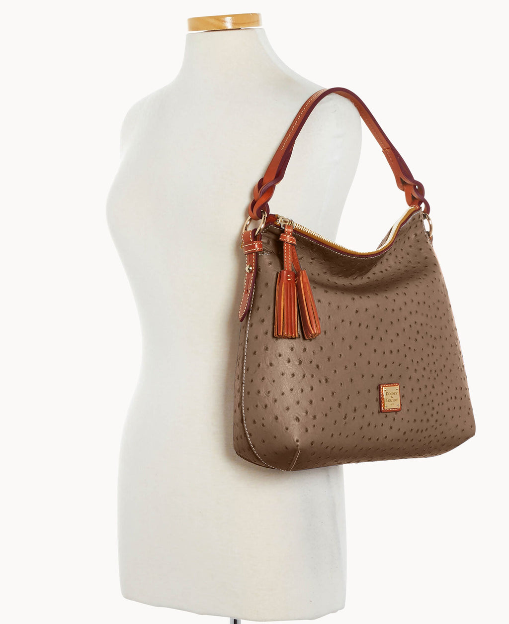 Ostrich Twist Strap Hobo - Image 44