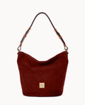 Suede Thea Feed Bag - Brown Tmoro