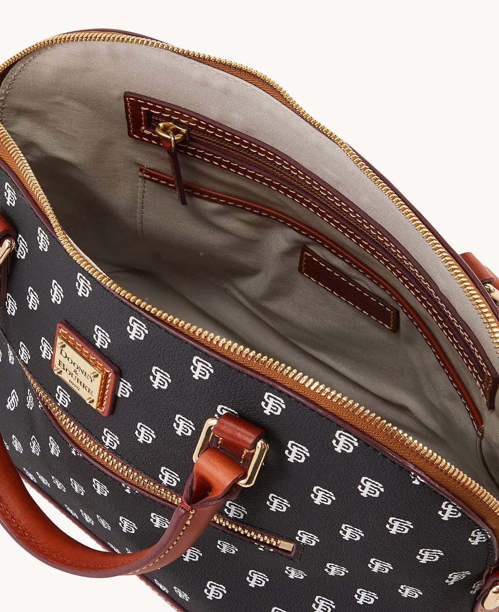 MLB Giants Domed Zip Satchel - Image 3