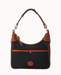 Nylon Small Rebecca Hobo - Black