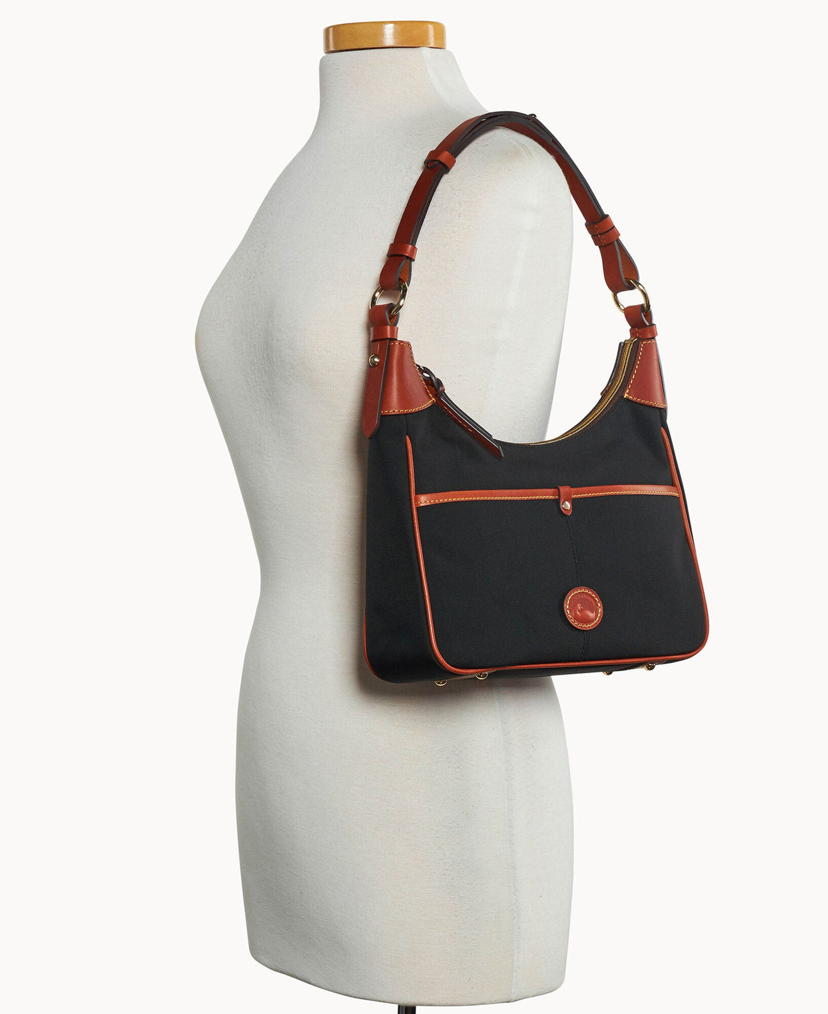 Nylon Small Rebecca Hobo - Image 8