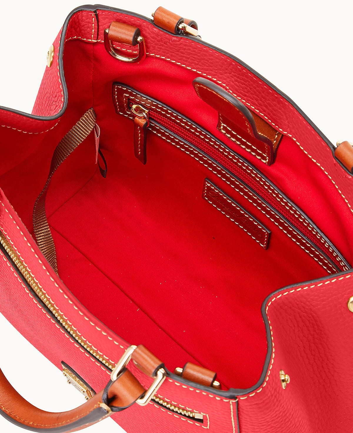 Pebble Grain Small Zip Satchel - Image 148