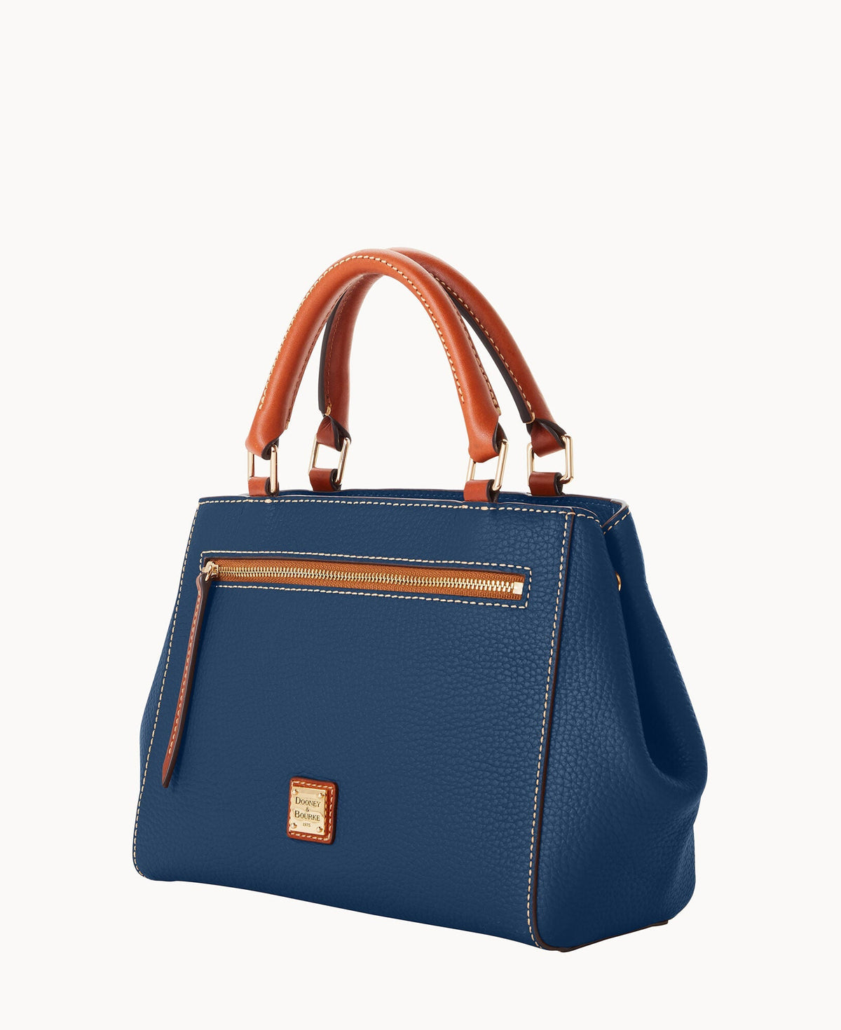 Pebble Grain Small Zip Satchel - Image 62