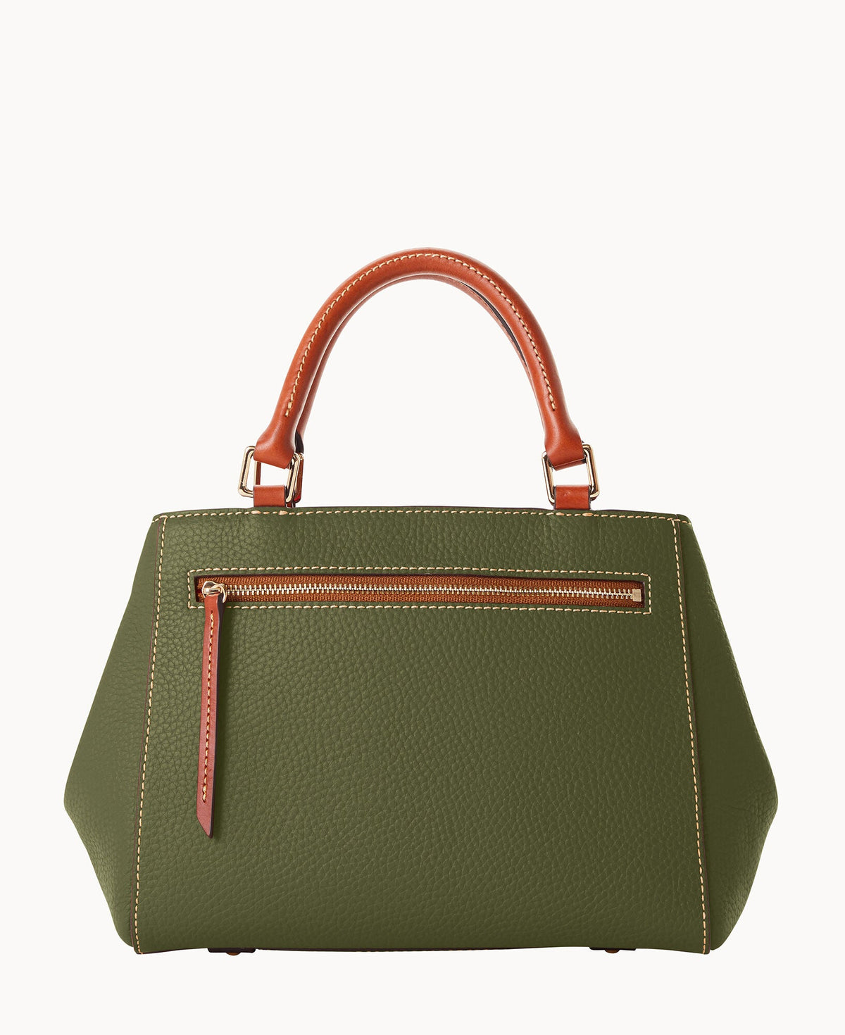 Pebble Grain Small Zip Satchel - Image 74