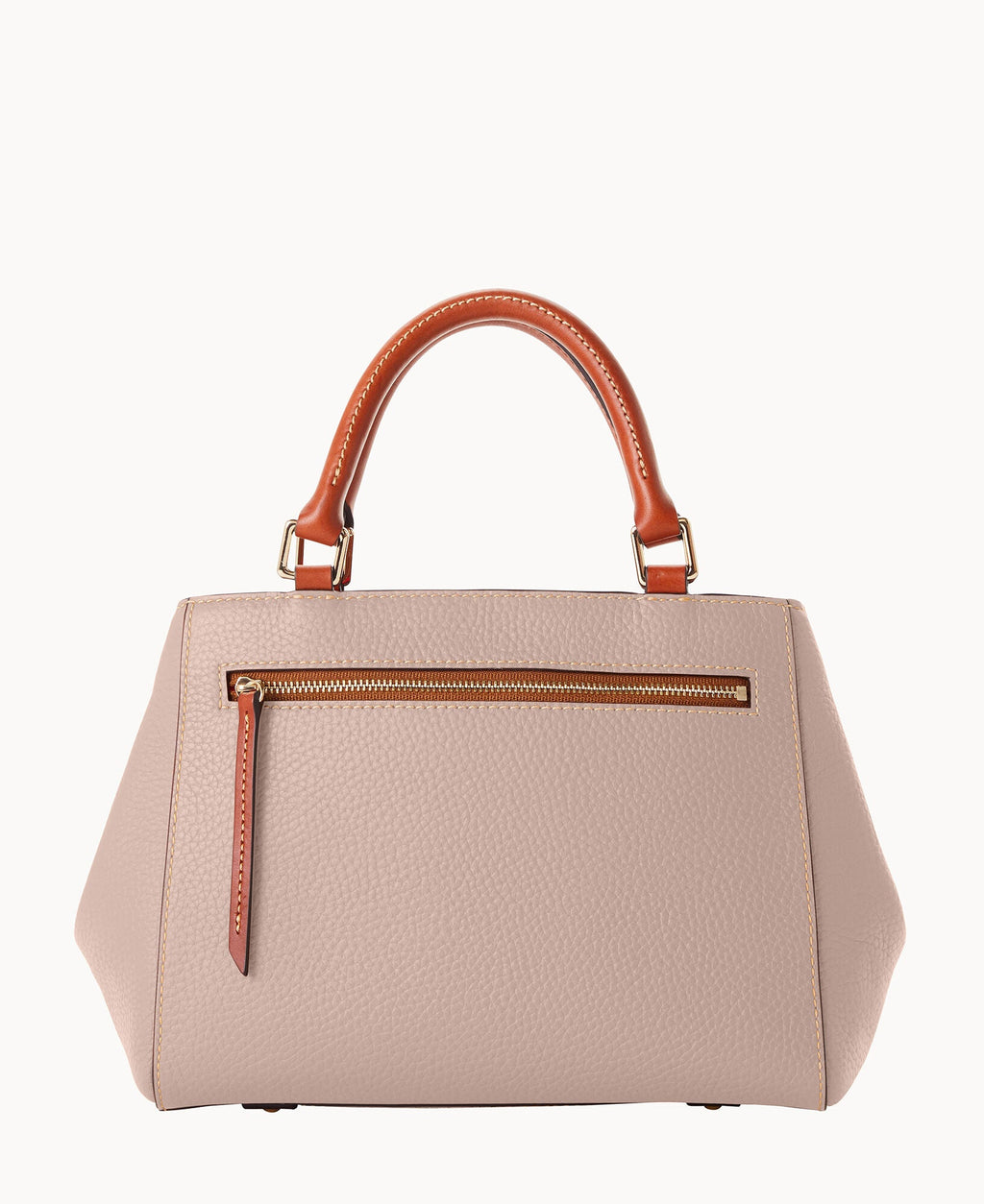Pebble Grain Small Zip Satchel - Image 79