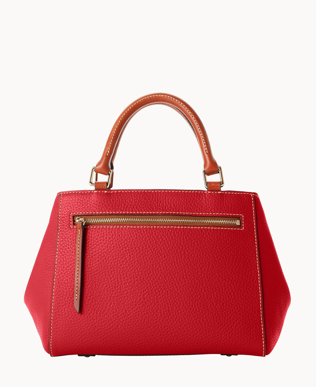 Pebble Grain Small Zip Satchel - Image 89