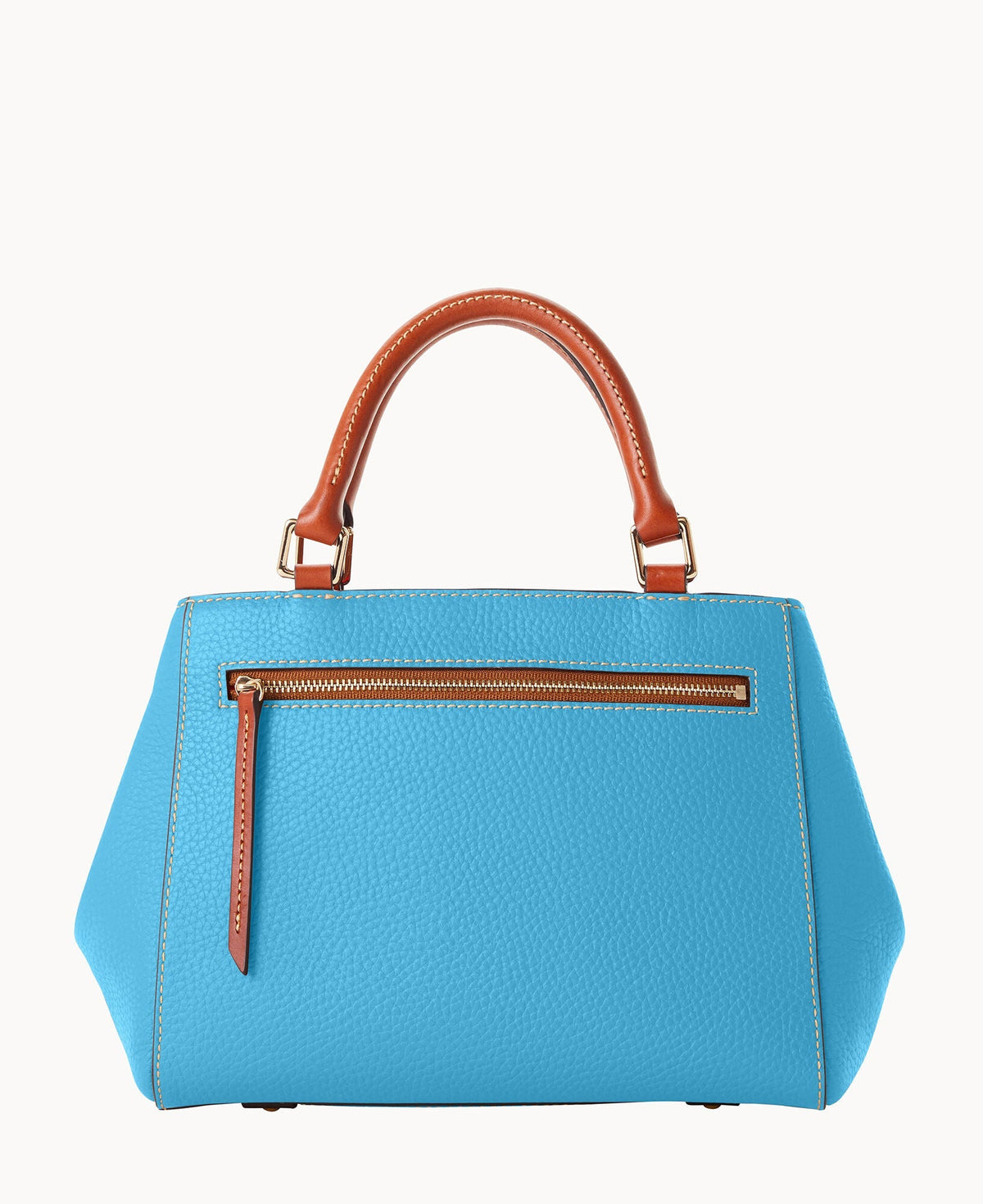 Pebble Grain Small Zip Satchel - Image 94