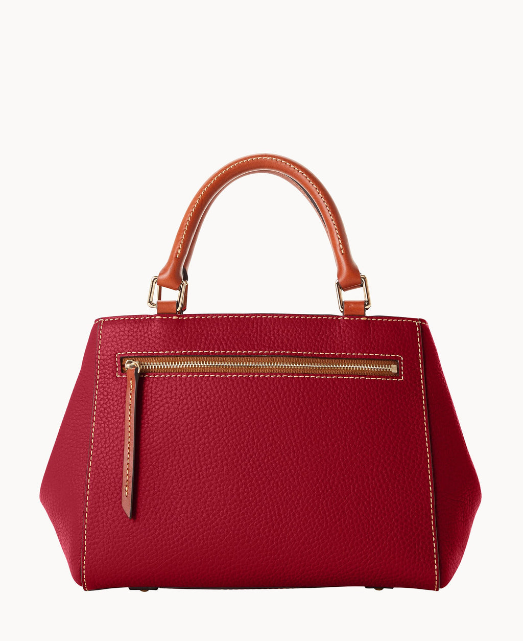 Pebble Grain Small Zip Satchel - Image 129