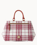 Oxford Zip Satchel - Wine