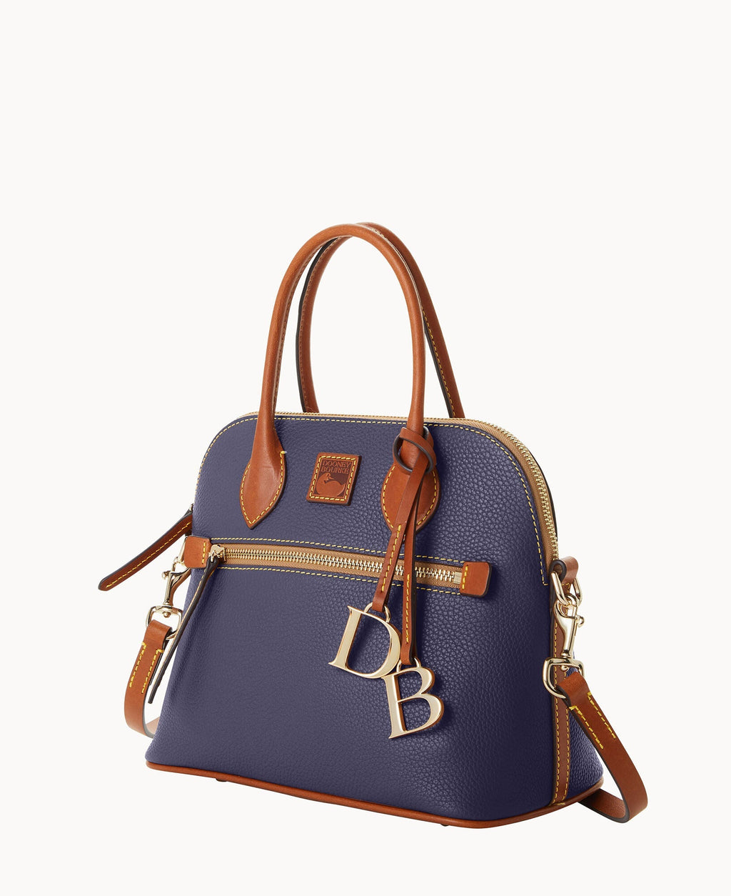 Pebble Grain Domed Satchel - Image 58