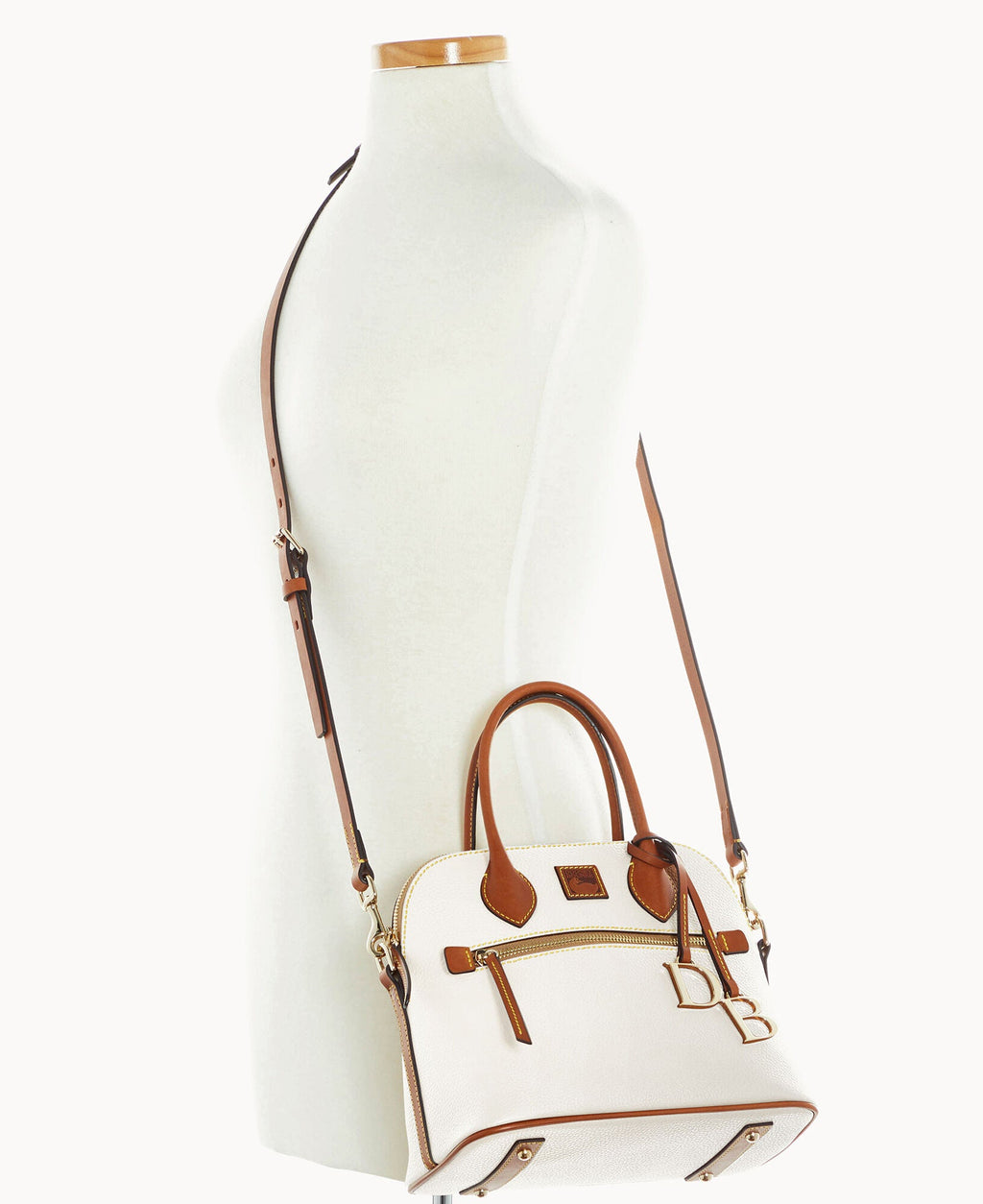 Pebble Grain Domed Satchel - Image 52