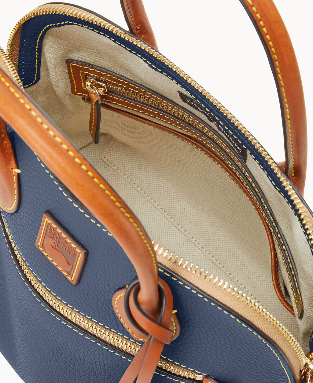 Pebble Grain Domed Satchel - Image 71