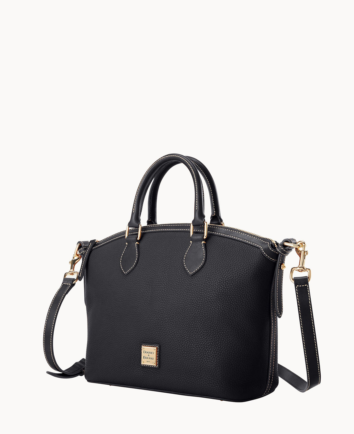 Pebble Grain Domed Satchel - Image 26