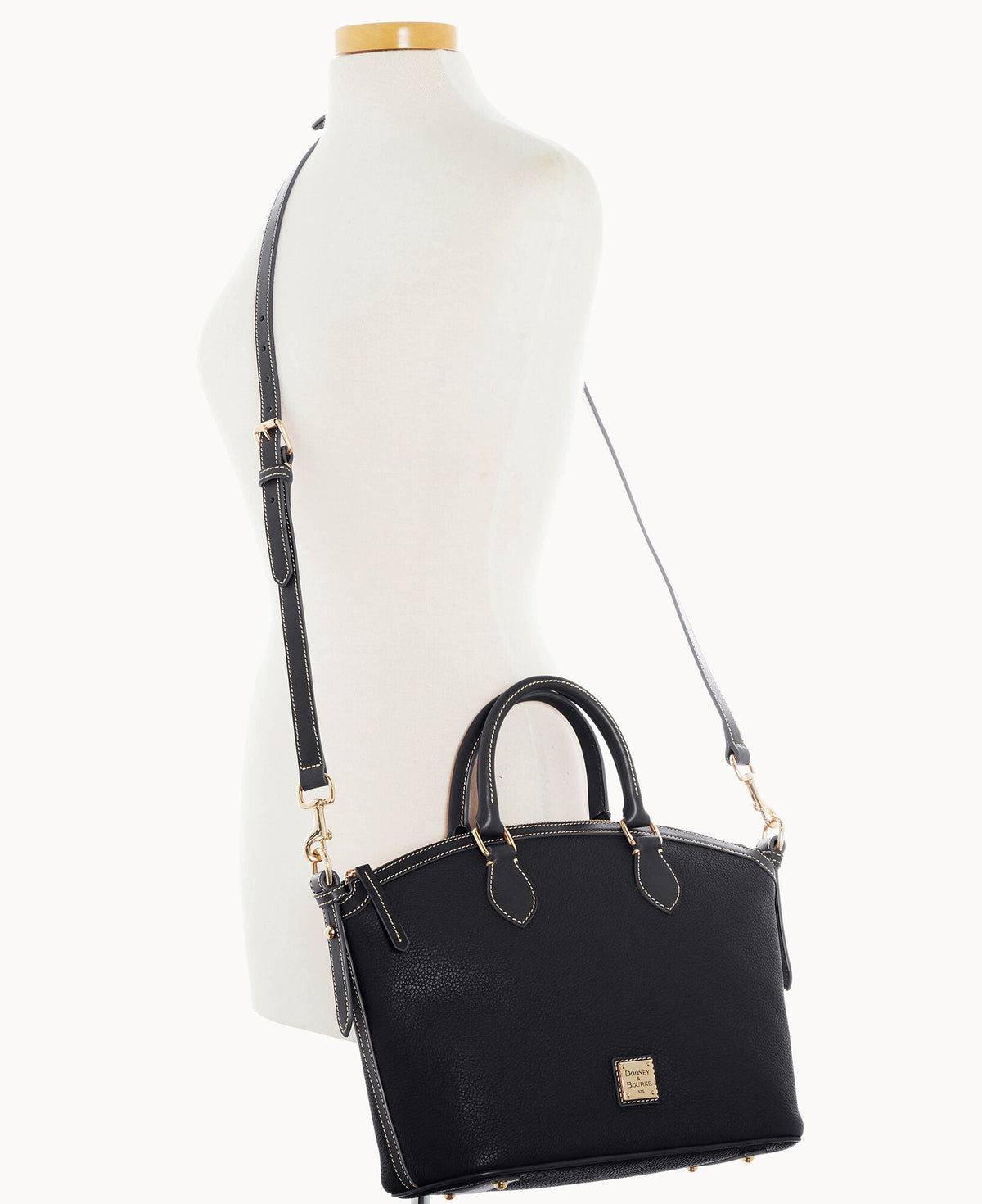 Pebble Grain Domed Satchel - Image 28