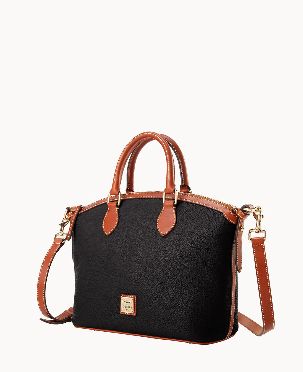 Pebble Grain Domed Satchel - Image 18