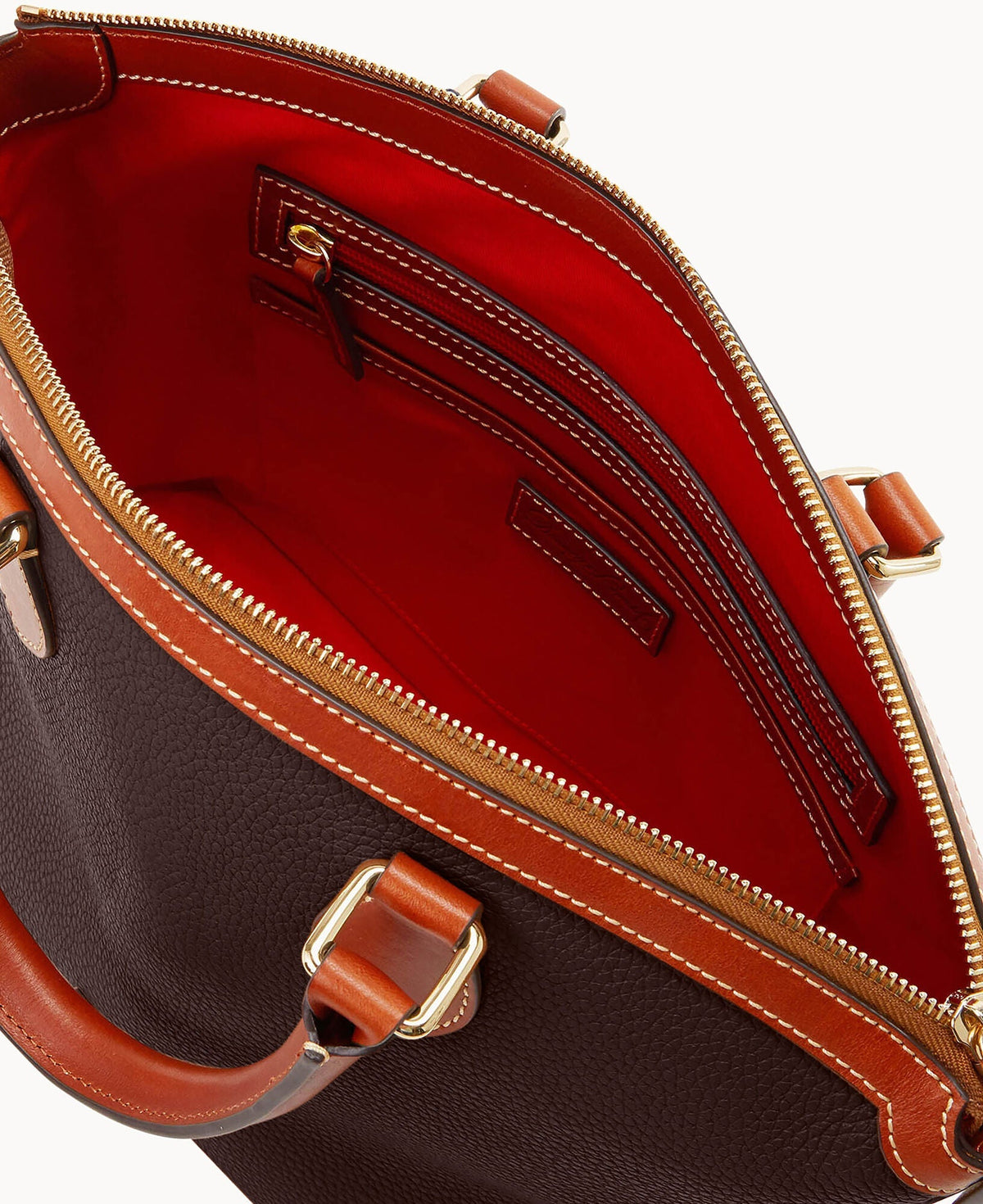 Pebble Grain Domed Satchel - Image 15