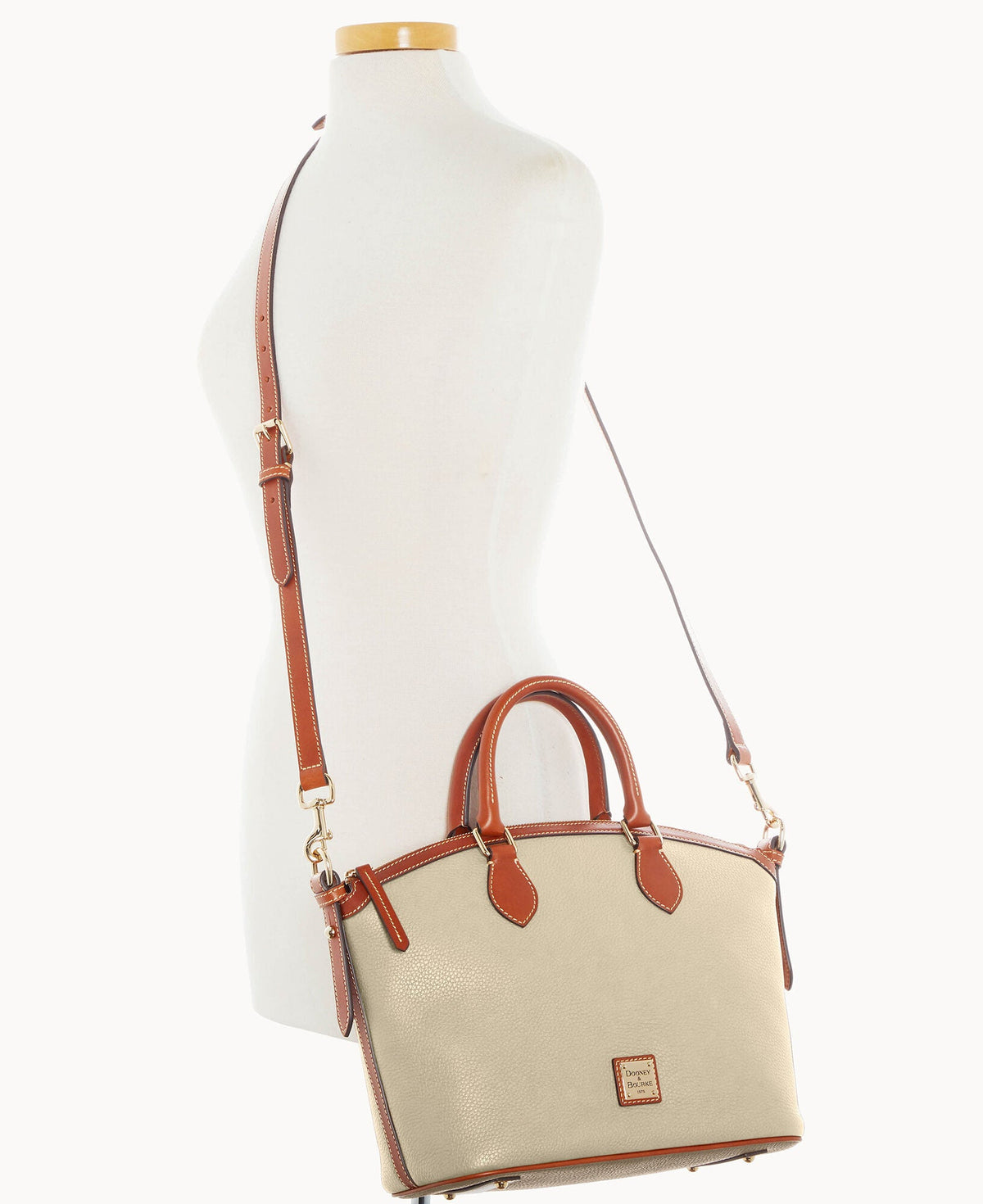 Pebble Grain Domed Satchel - Image 36