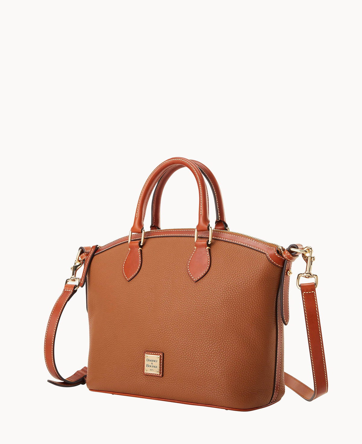 Pebble Grain Domed Satchel - Image 38
