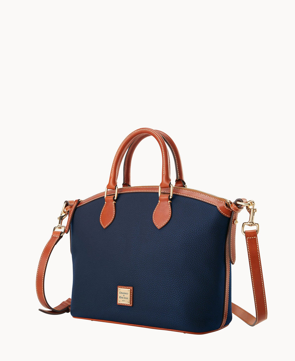Pebble Grain Domed Satchel - Image 30